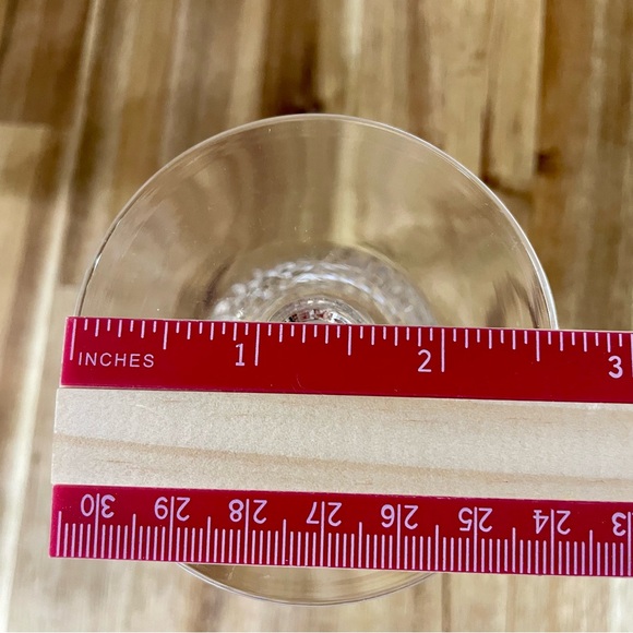 Duncan & Miller Teardrop Clear Stem Low Water Goblet Vintage Set of 4 - Picture 8 of 10